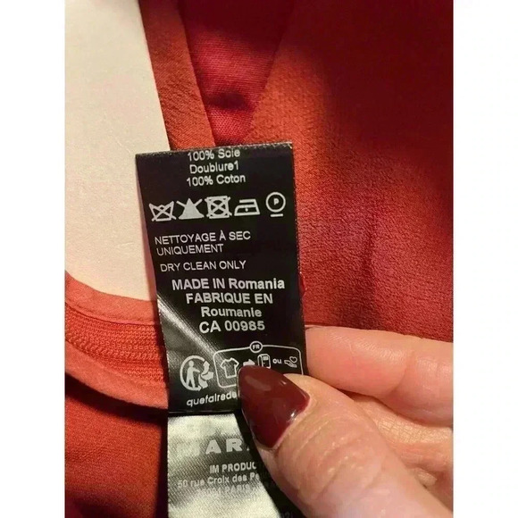 NWT ISABEL MARANT ETOILE Runway Kapri Red Maxi Crepe Dress Size 36/4 - Picture 9 of 12